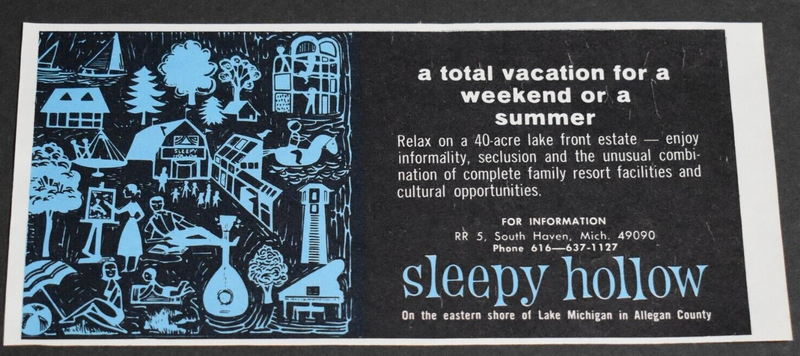 Sleepy Hollow Resort - Vintage Ad (newer photo)